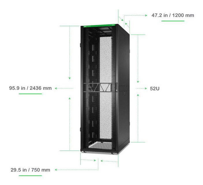 APC NetShelter SX Svr Rack Gen 2 52U 243