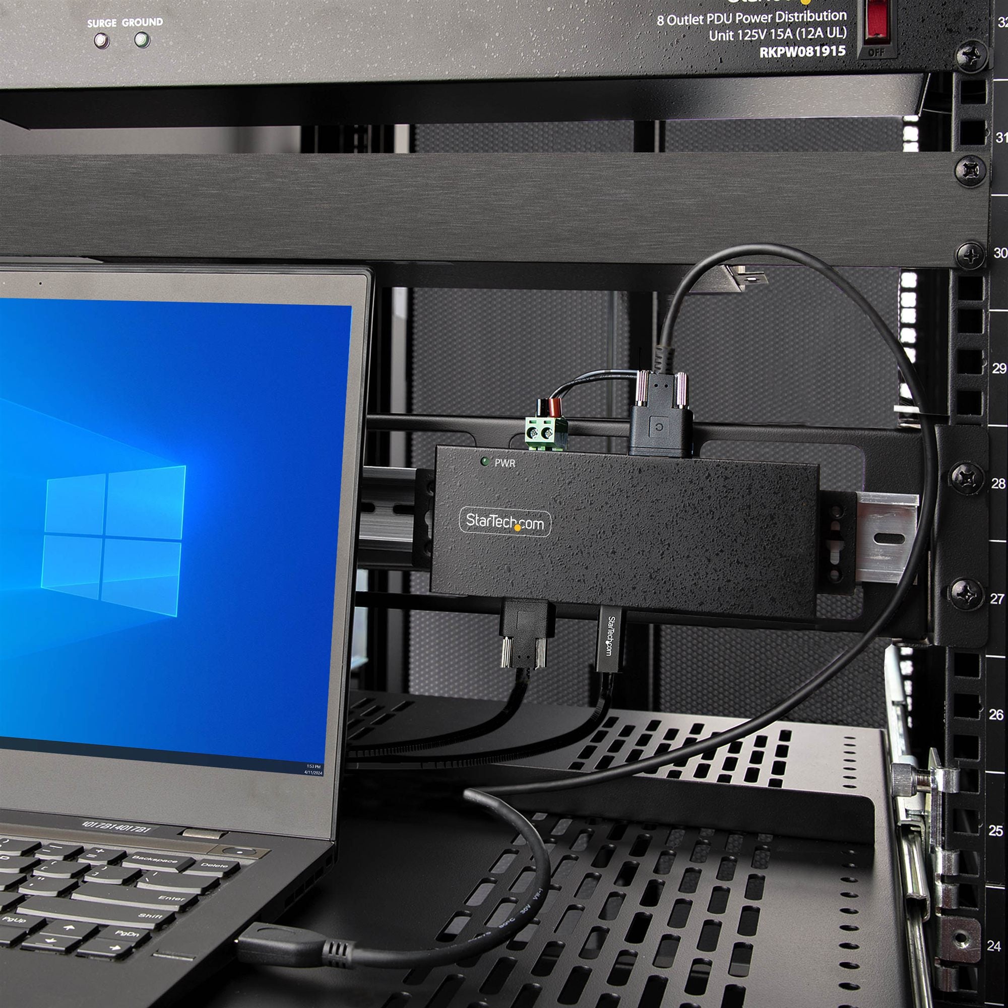 7-Port Industrial USB 10Gbps Hub TAA