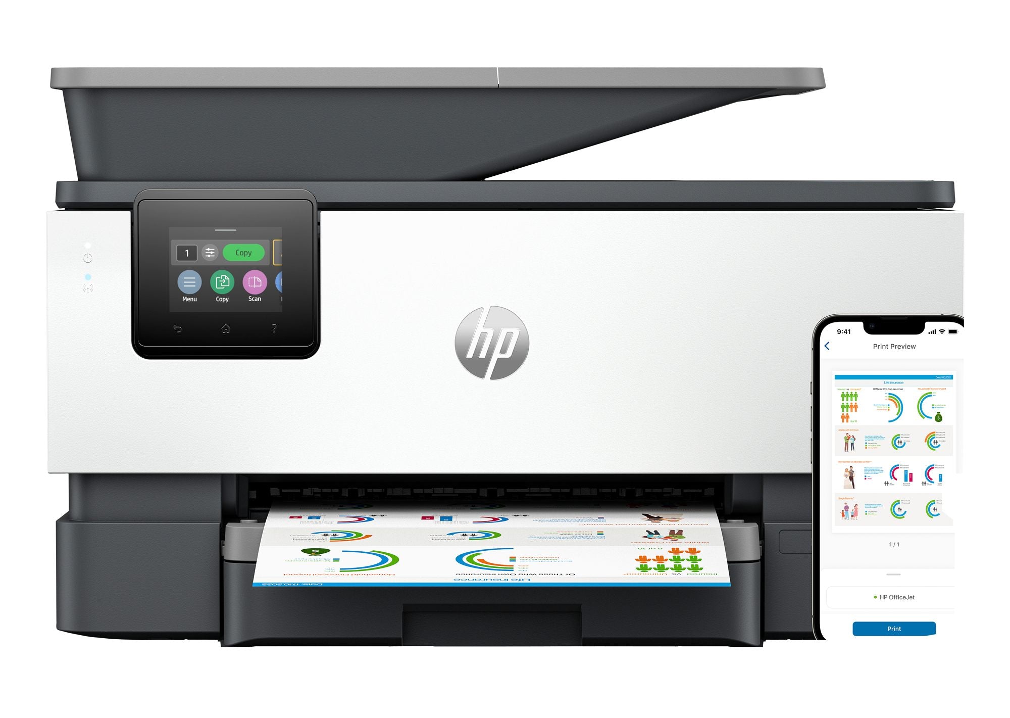 HP OfficeJet Pro 9120e A4 Duplex 1200 x 1200 DPI 22ppm Wi-Fi AirPrint