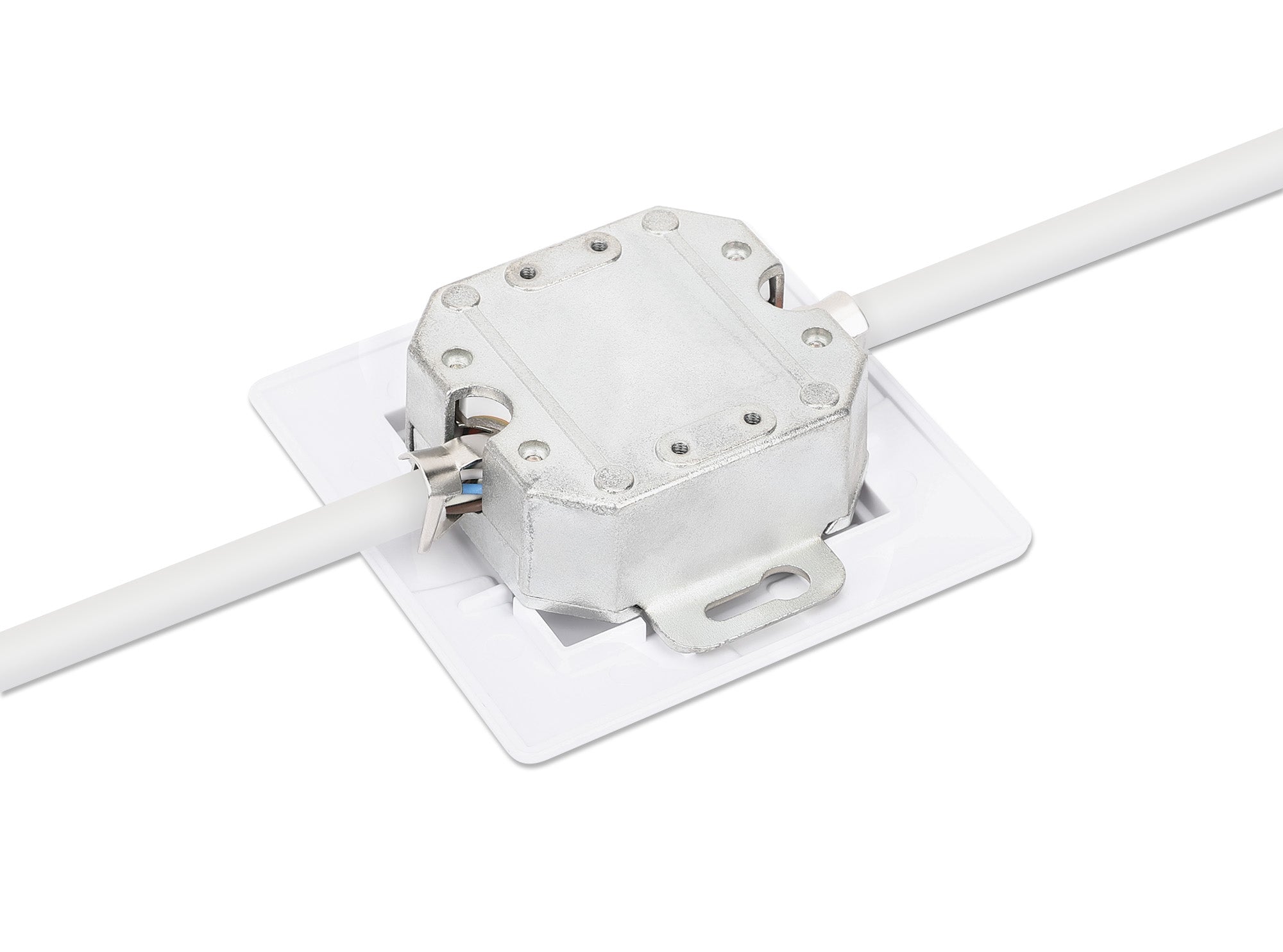 Intellinet 771917 prise de courant 2 x RJ-45 Blanc