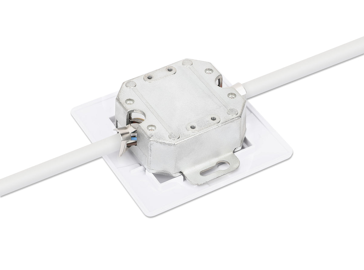Intellinet 771917 prise de courant 2 x RJ-45 Blanc