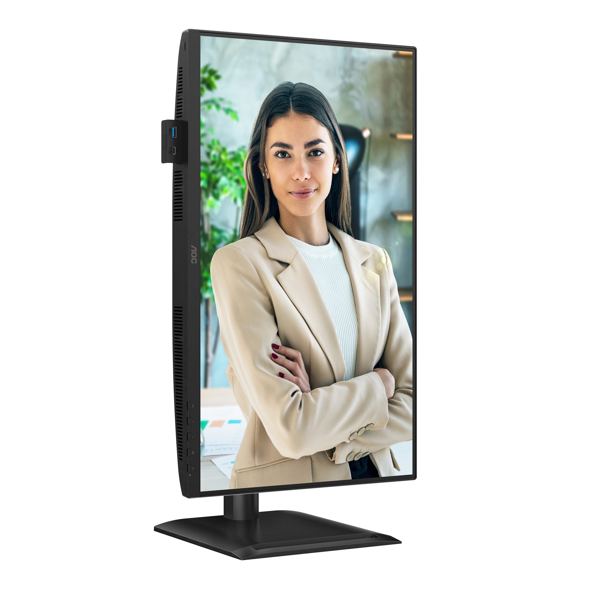 AOC 24P4U 23.8p FHD IPS 120Hz 4ms HDMI DP USB 3.2x4 Height