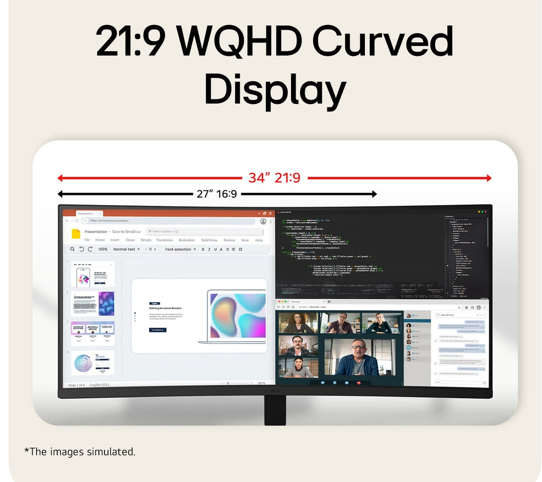 LG UltraWide- 5 ms GtG WQHD 3440 x