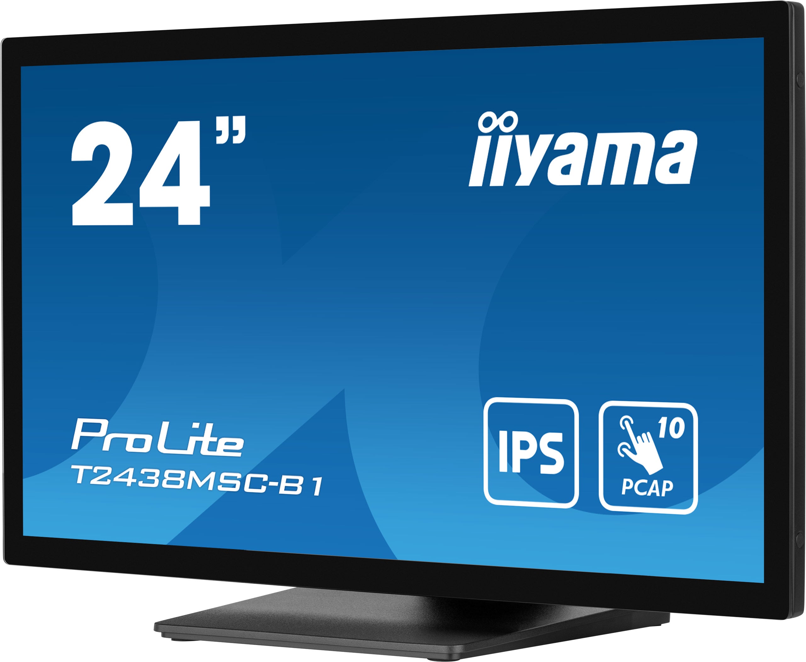 "iiyama ProLite T2438MSC-B1 écran plat de PC 60,5 cm (23.8"") 1920 x 1080 pixels Full HD LED Écran tactile Noir"