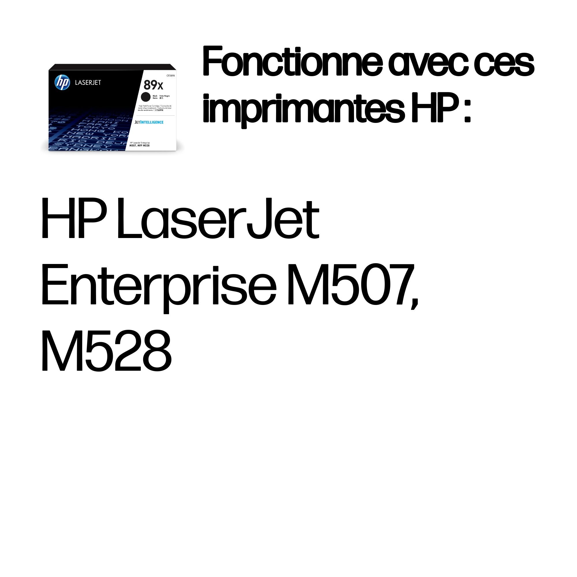 HP 89X Black LaserJet Toner Cartridge