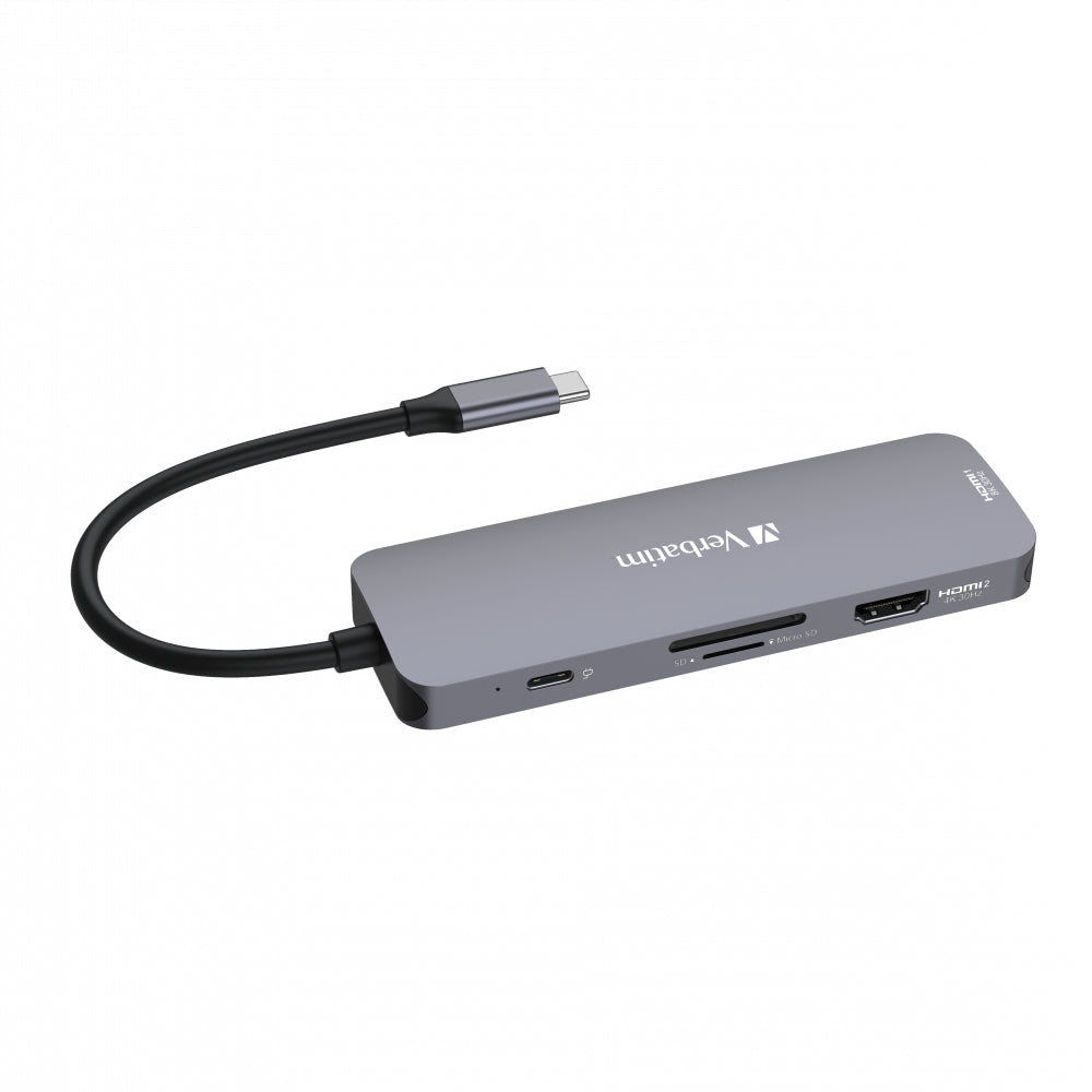 VERBATIM USB-C PRO MULTIPORT HUB 8 PORT CMH-08 WCF (P)
