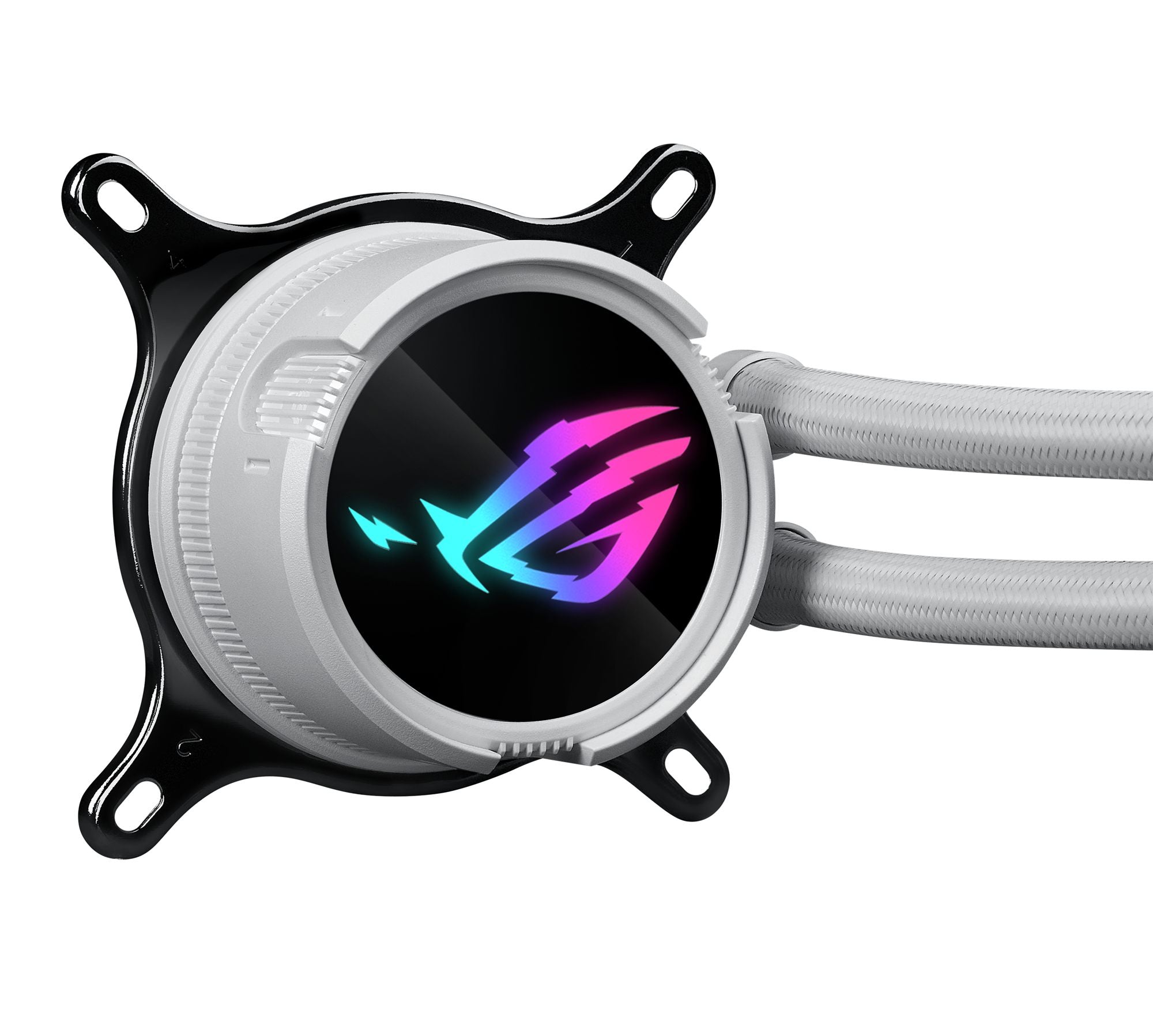ASUS ROG Strix LC III 360 ARGB WHT all-in-one CPU liquid cooler with 360 rotatable water block Premium ROG ARGB fans