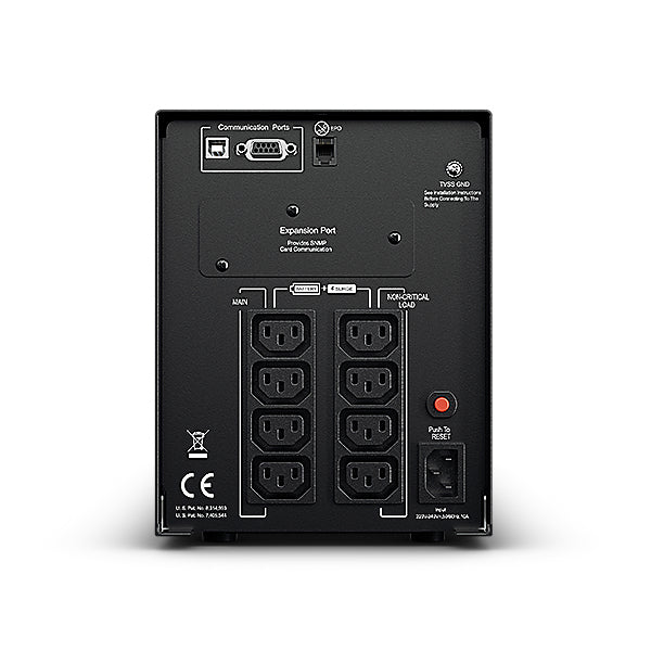 CyberPower PR1000ELCD alimentation d'énergie non interruptible 1 kVA 900 W 8 sortie(s) CA