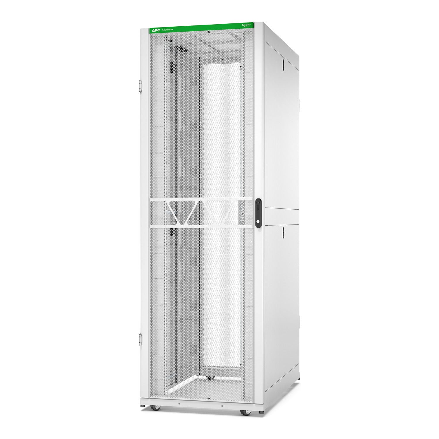 APC NetShelter SX Gen 2 Rack cabinet 2258H x 750W x 1200D mm with Sides floor-standing white 48U 19 TAA Compliant