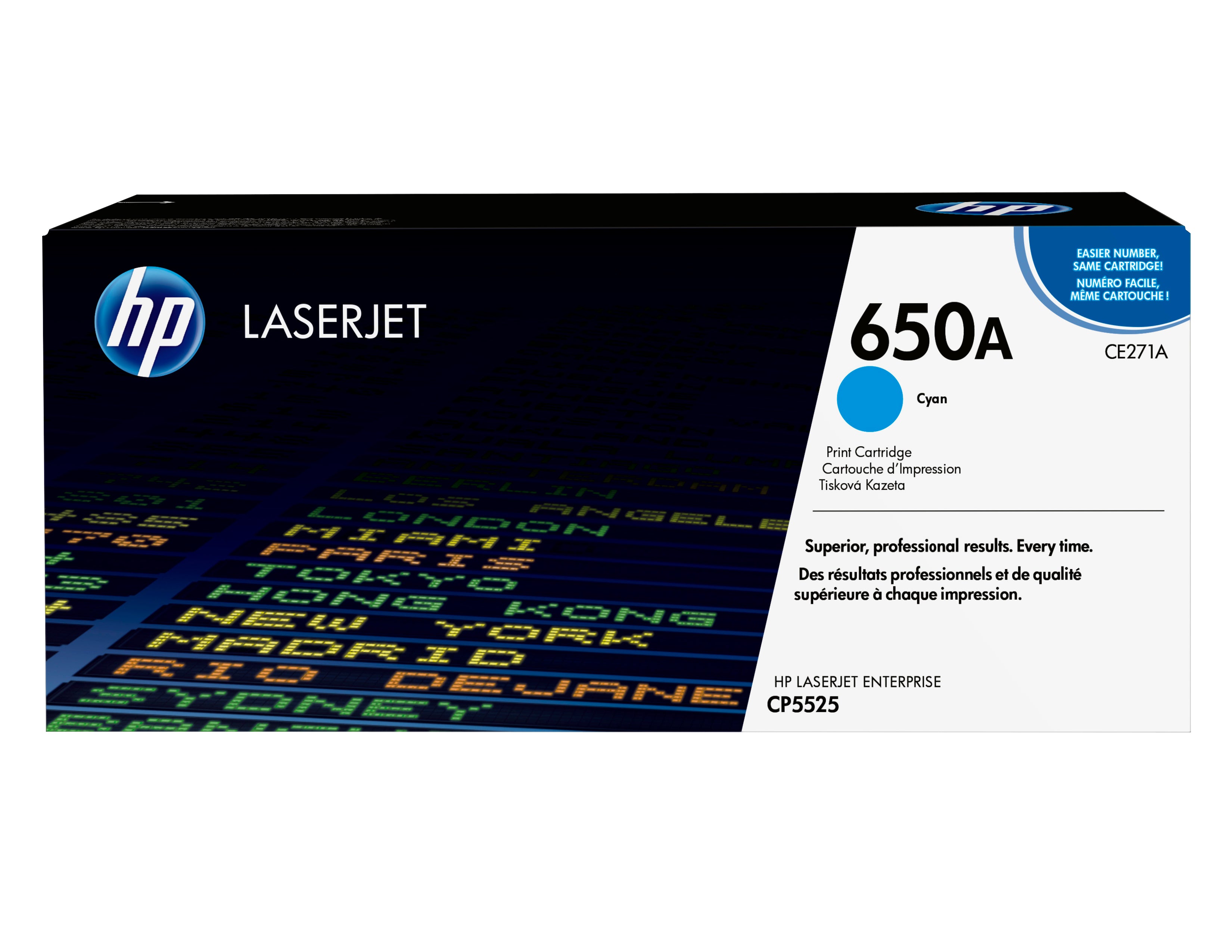 HP original Colour LaserJet CE271A Toner cartridge cyan standard capacity 15.000 pages 1-pack