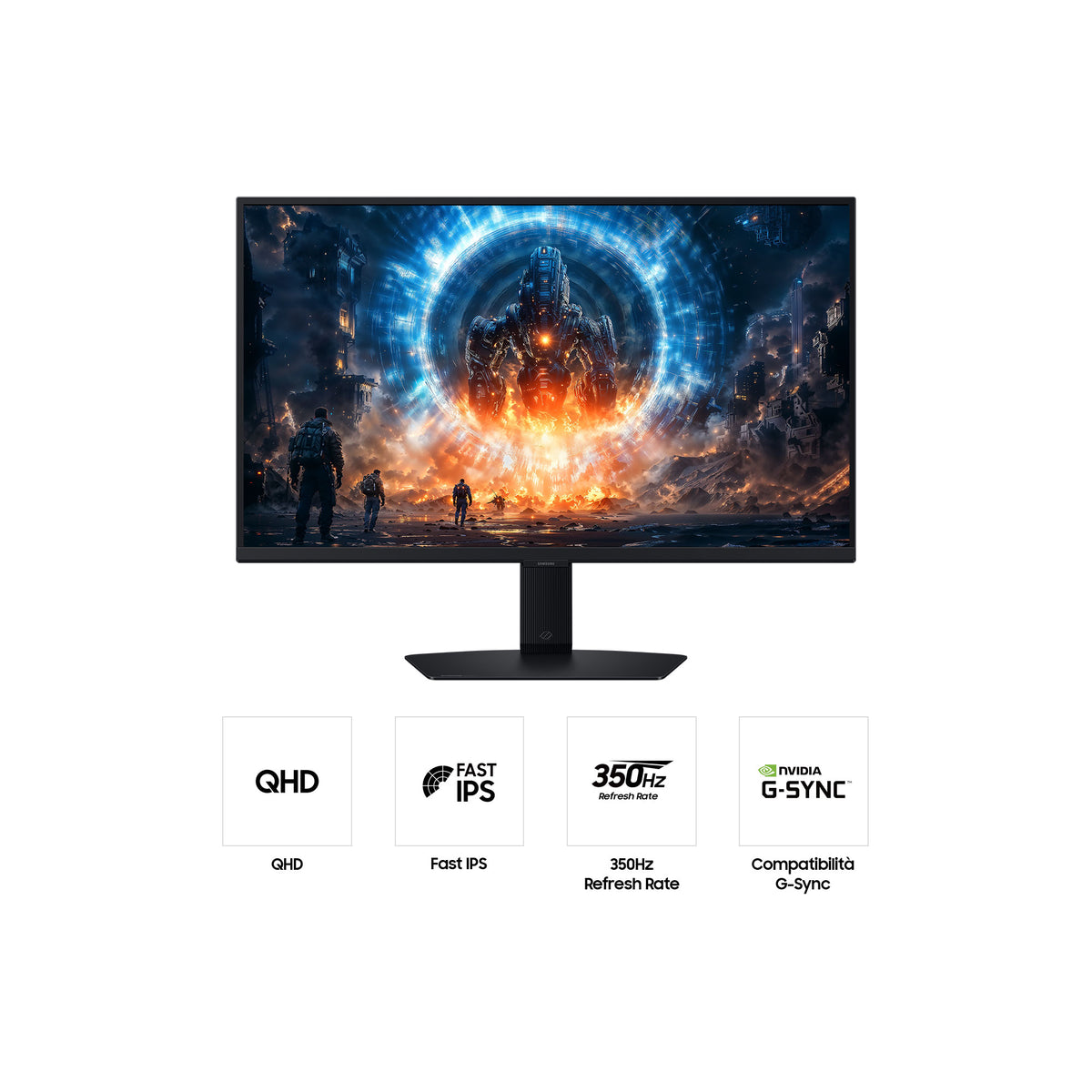 "Samsung G60F écran plat de PC 68,6 cm (27"") 2560 x 1440 pixels Quad HD LCD Noir"