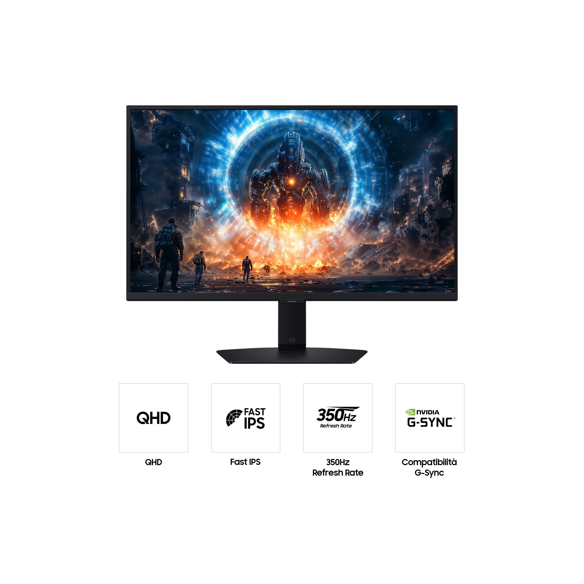 "Samsung G60F écran plat de PC 68,6 cm (27"") 2560 x 1440 pixels Quad HD LCD Noir"