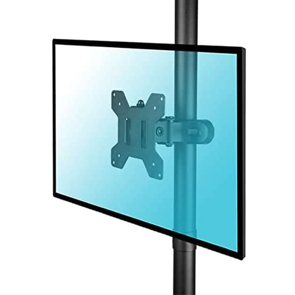 "Support de montage sur poteau TV Techly ICA-LCD 100BK 13-30"" pour installation de moniteur rotatif sur tuyau"