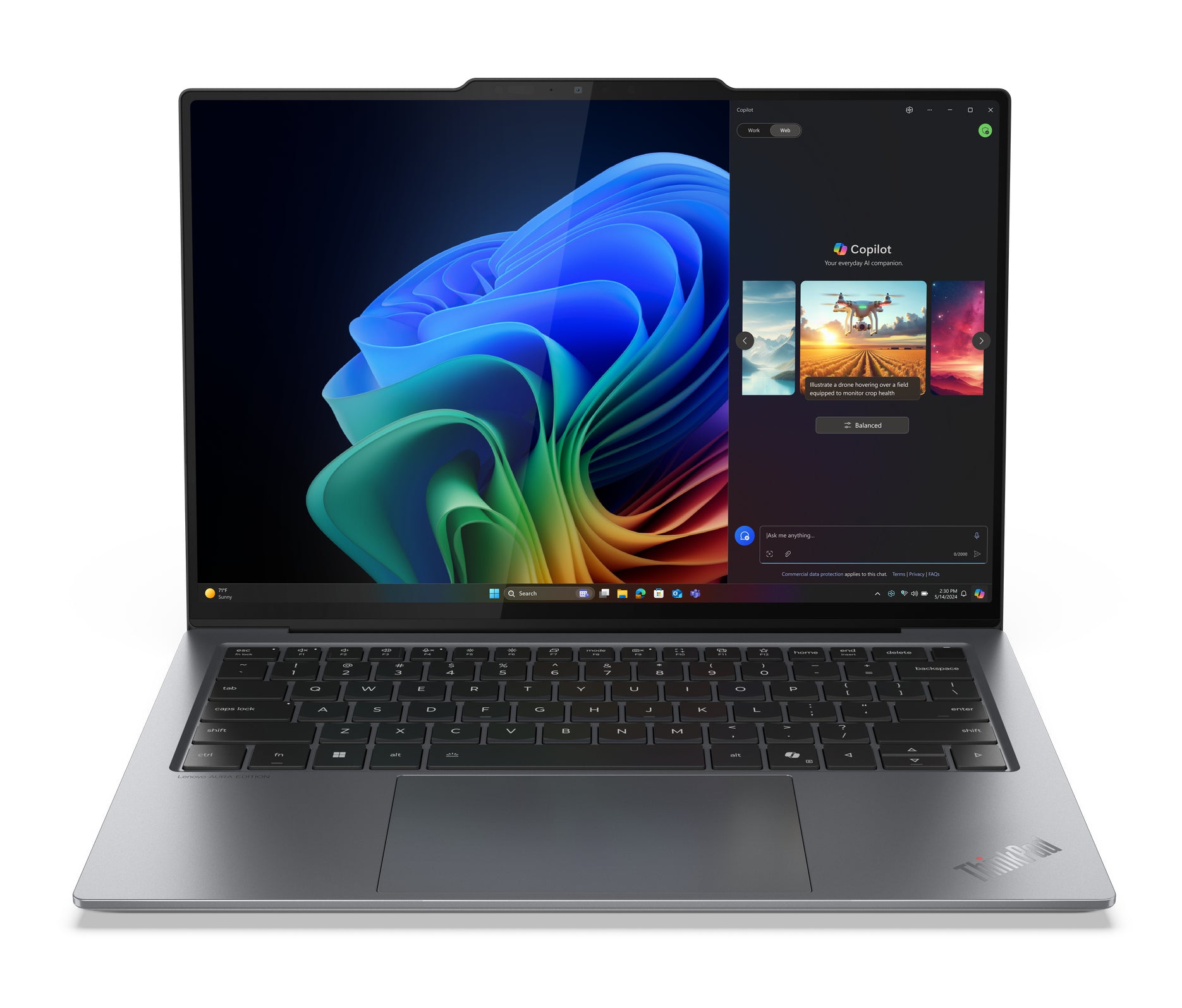 Lenovo ThinkPad X9-14 Gen1 14'' 2.8K OLED 500N Touch Intel Ultra 7 258V 32GB LP5X RAM 1TB SSD FPR Keyboard backlit ENG Euro W11P