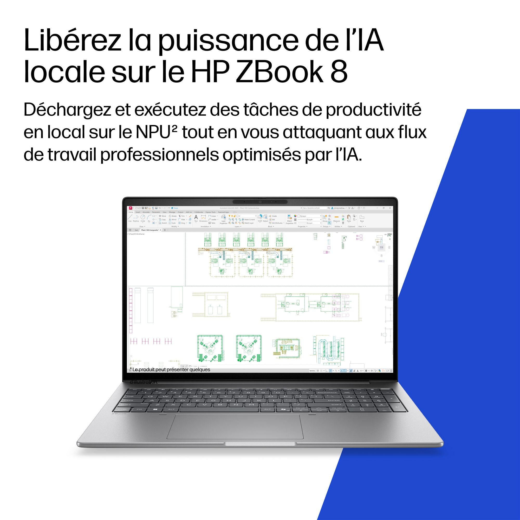 HP ZBook 8 G2i 16 Intel Core Ultra 7 356H 16p WUXGA 48Go DDR5 1To SSD be+BT 8C Batt FPS W11P NG PRM 1yr Wrty