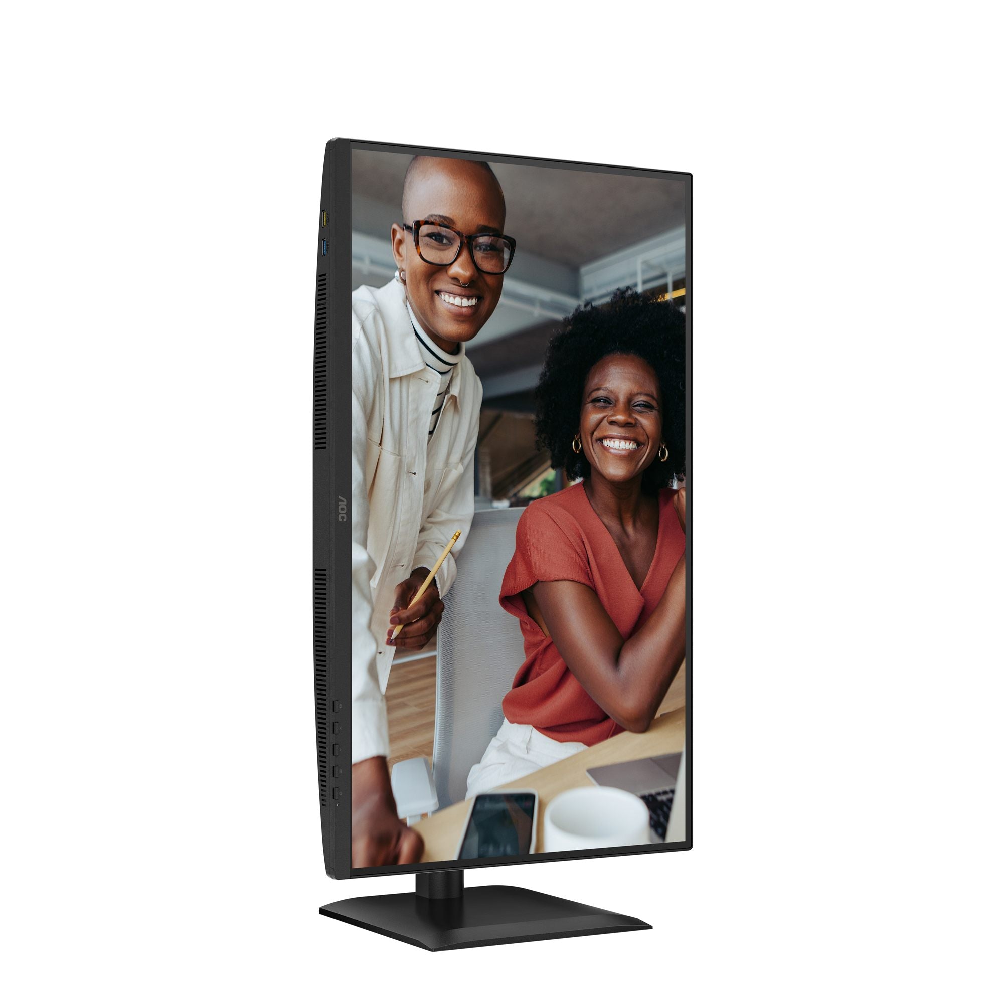 AOC Q27E4U 27p WQHD IPS 120Hz 4ms 350cd/m2 HDMI2.0 DP USB3.2 HUB USB Pivot Speakers