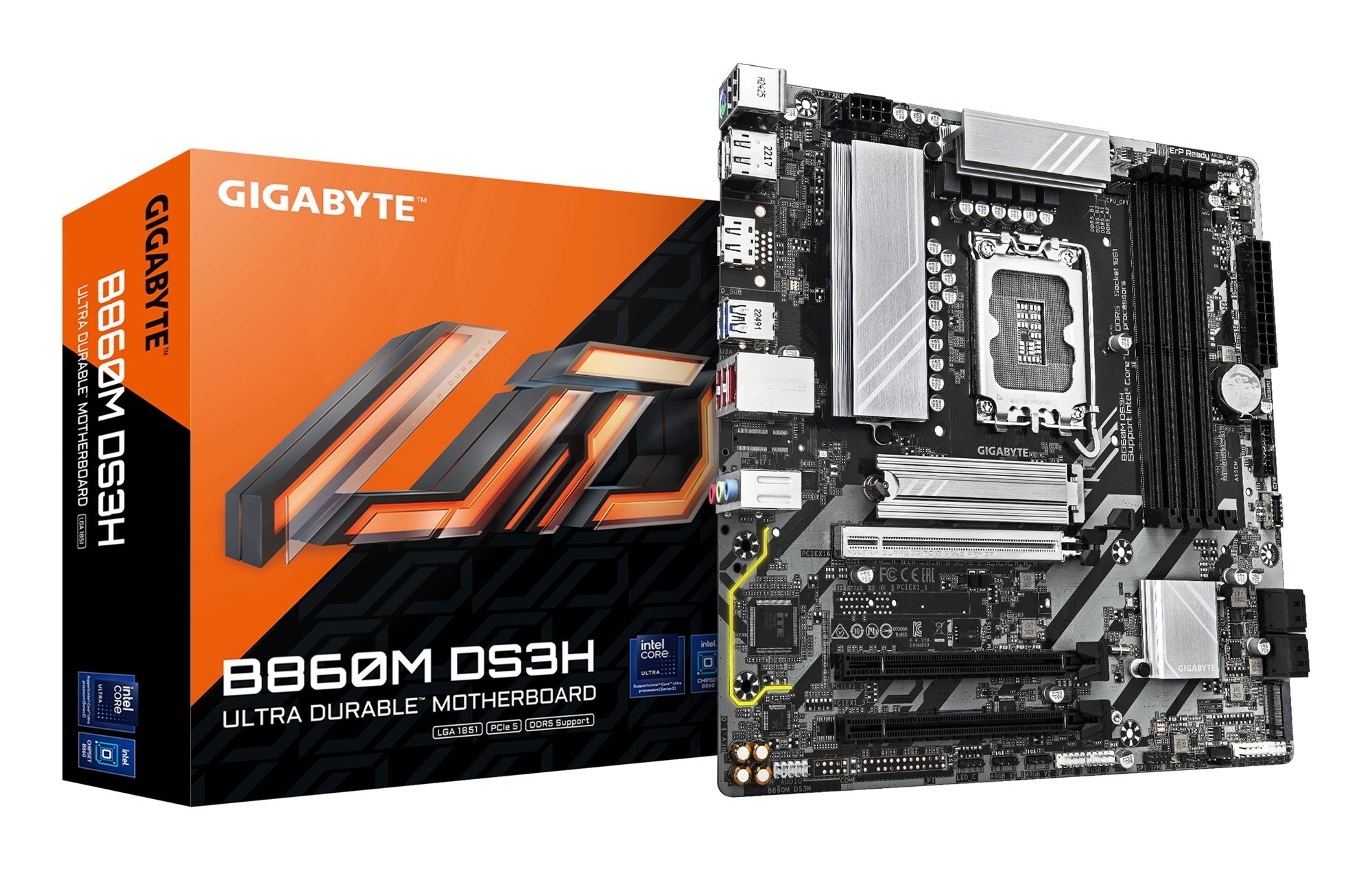 GIGABYTE B860M DS3H carte mere Intel B860 LGA 1851 (Socket V1) micro ATX