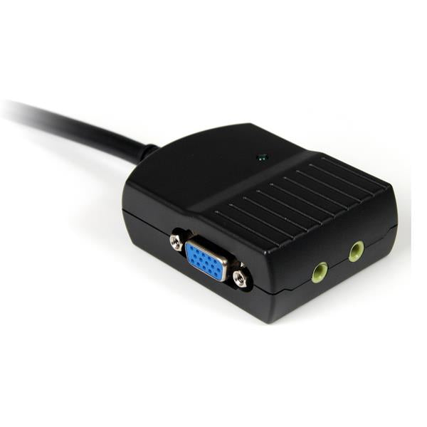 2 Port VGA Splitter w/Audio USB Powered