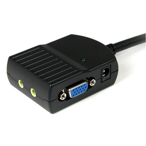 2 Port VGA Splitter w/Audio USB Powered