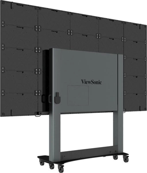 VIEWSONIC 138in Direct View LED Display,1920x1080P,14Bit,Refresh Rate 3840Hz,Pixel Pitch1.5mm,Hdmi Input&Output,Motorized up-down Trolley Cart,Copper wire,GOB  Black