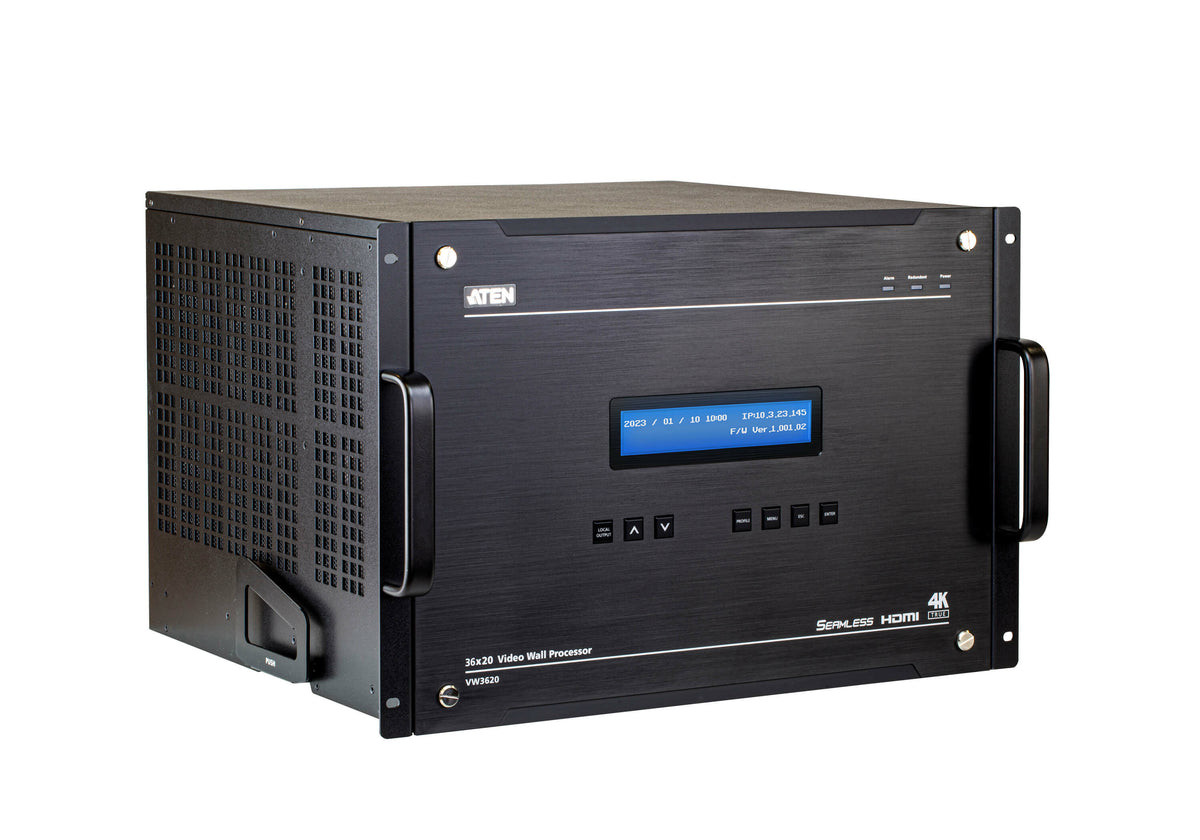 ATEN VW3620-AT-G processeur pour mur d'écran Noir 573,4 W