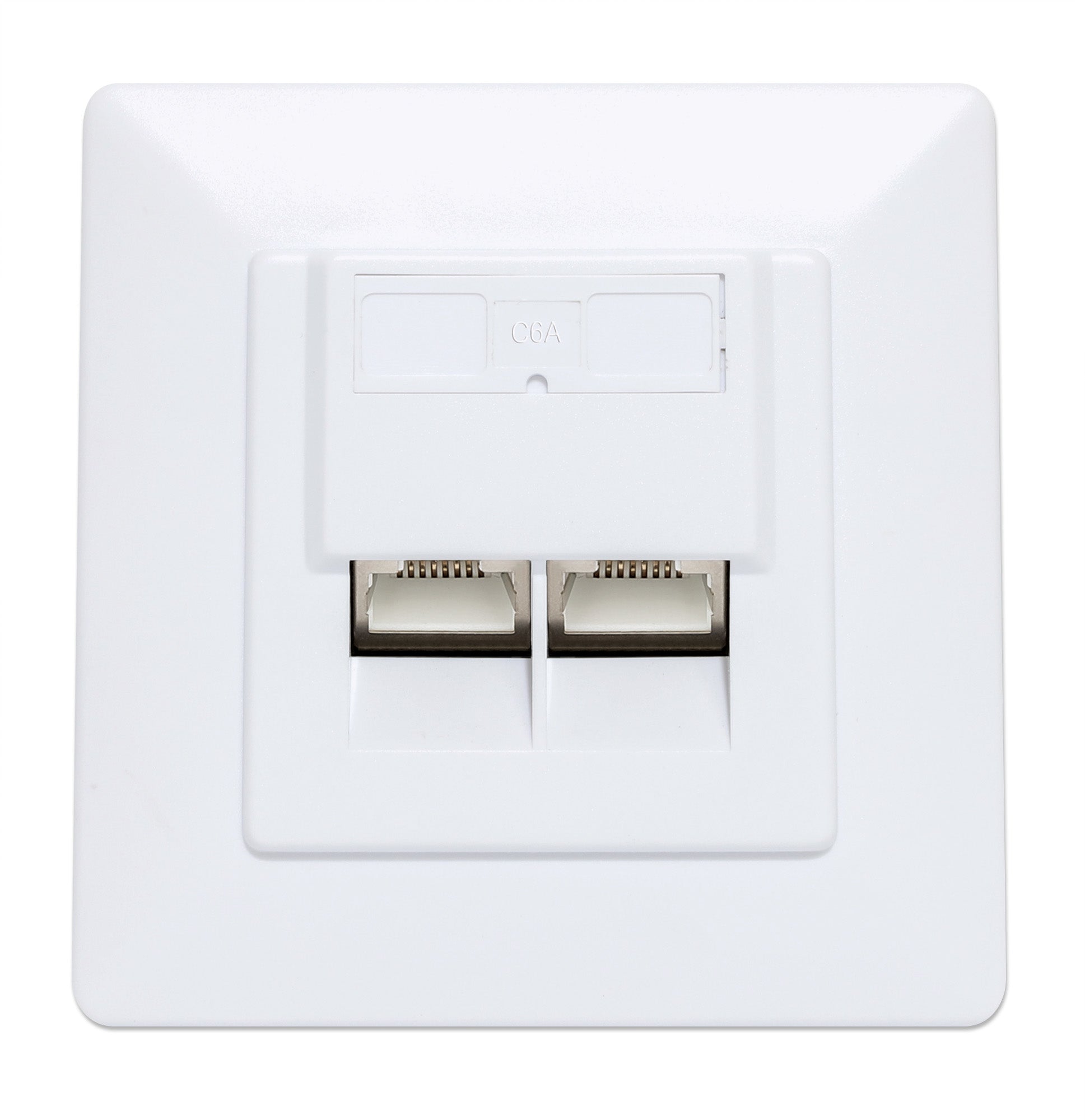 Intellinet 771917 prise de courant 2 x RJ-45 Blanc