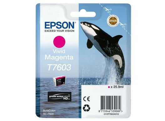 EPSON 5LB T7603 ink cartridge vivid magenta high capacity 25 9ml 1356 pages 1-pack