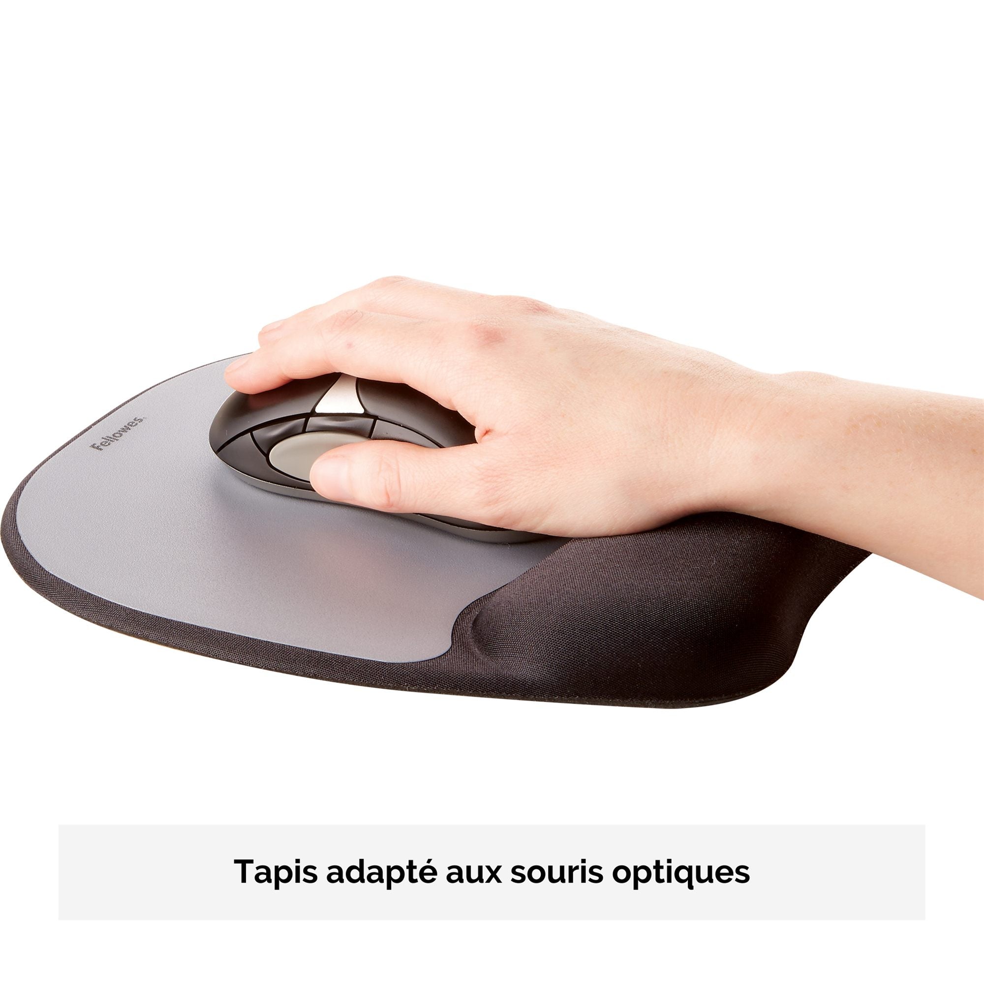 FELLOWES Tapis de souris - Repose-poignets Ergo Mouss