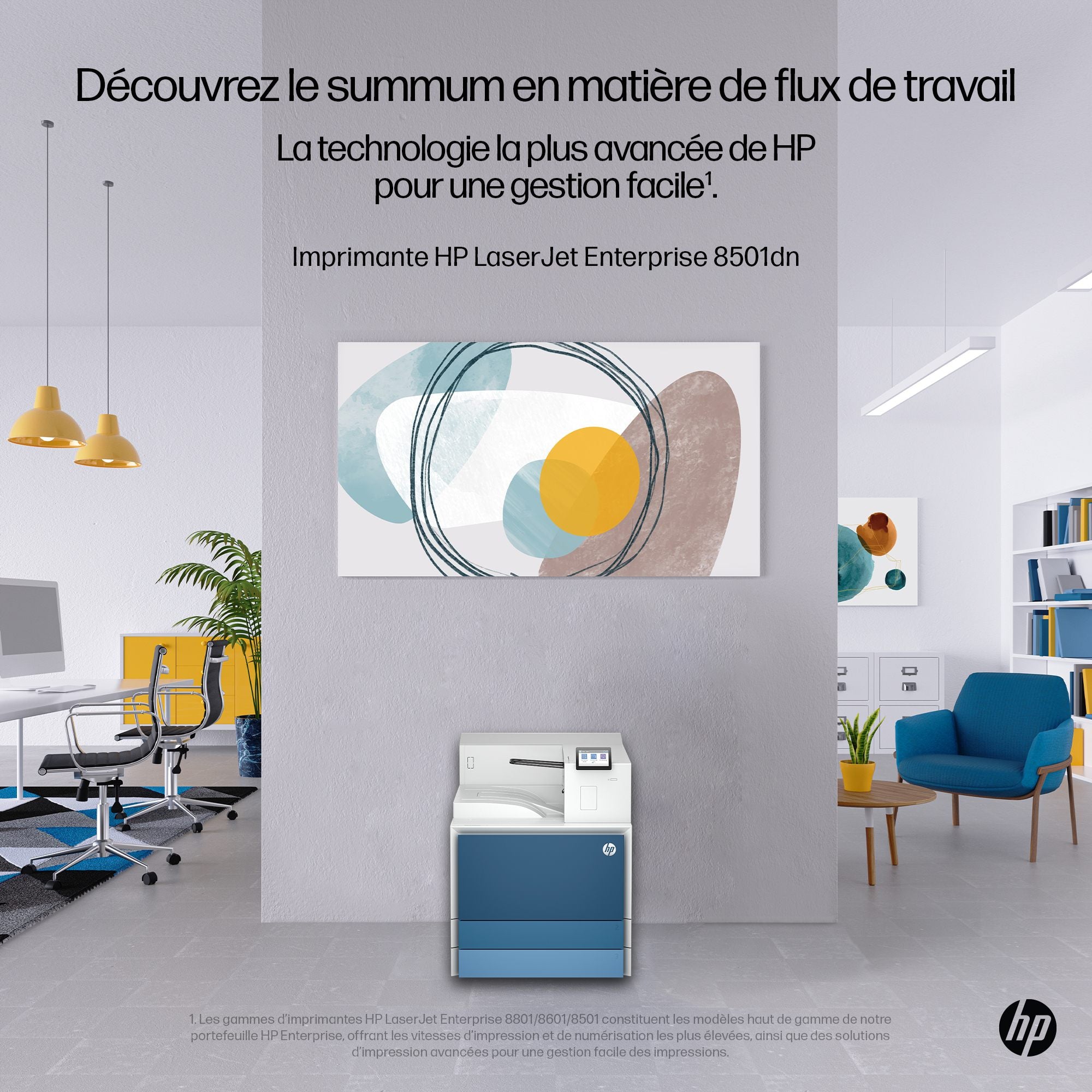 HP LaserJet Ent 8501DN Printer EU