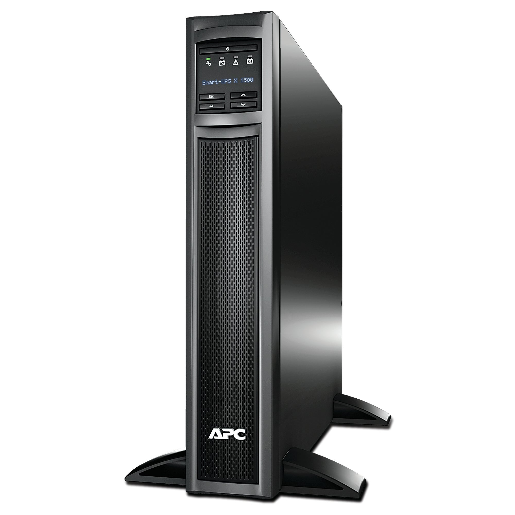APC Smart-UPS X 1500 Rack/Tower LCD UPS rack-mountable AC 230V 1200Watt 1500VA RS-232 USB output connectors 8 2U Black