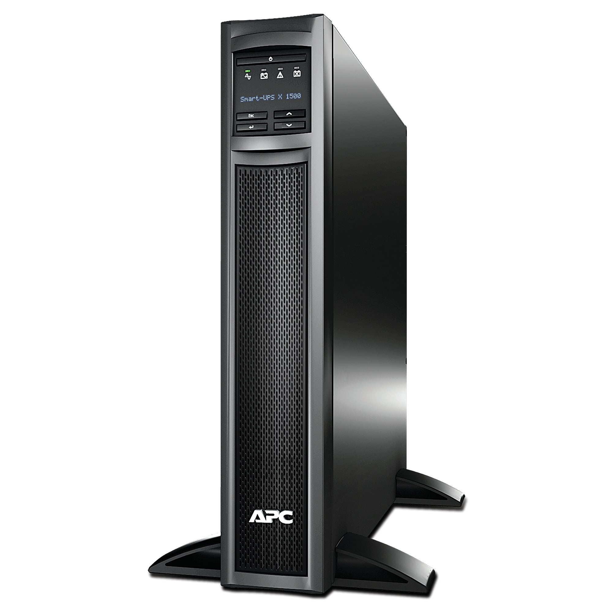 APC Smart-UPS X 1500 Rack/Tower LCD UPS Rack AC 230V 1200Watt 1500VA Ethernet RS-232 USB output connectors 8 2U Black