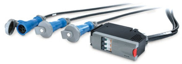 APC IT Power Distribution Module Automatic circuit breaker plug-in module AC 400V 3-phase output connectors 3