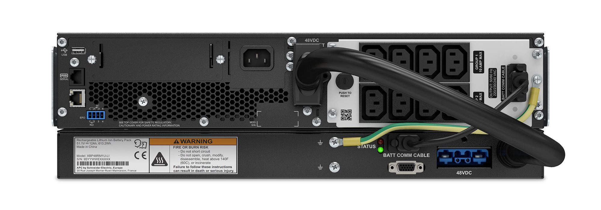 APC Smart-UPS SRT Li-Ion 1000VA RM 230V
