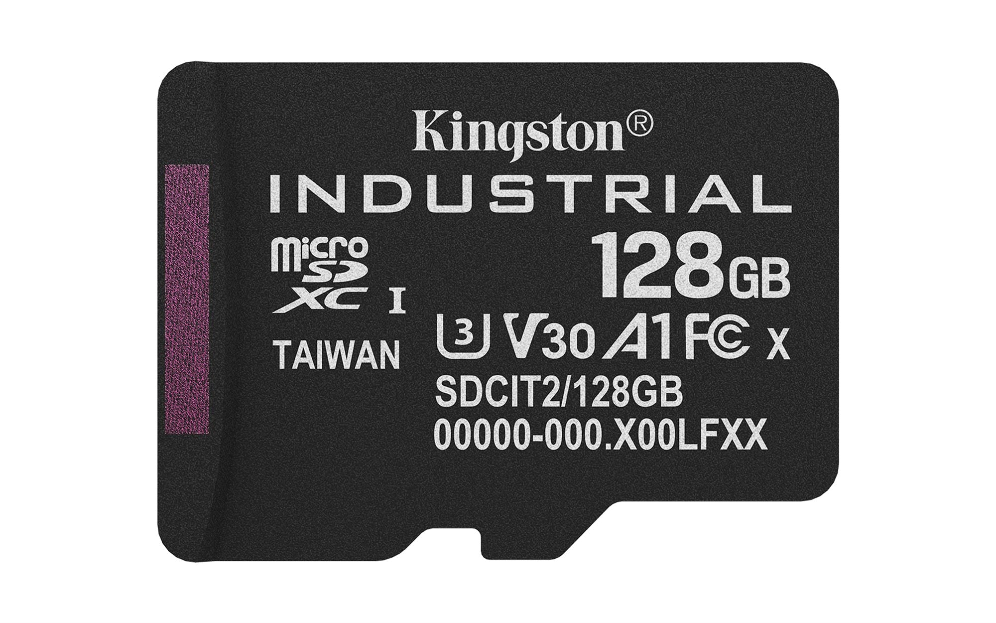 KINGSTON Carte microSDXC Industrial C10 A1 pSLC de 128Go + adaptateur SD