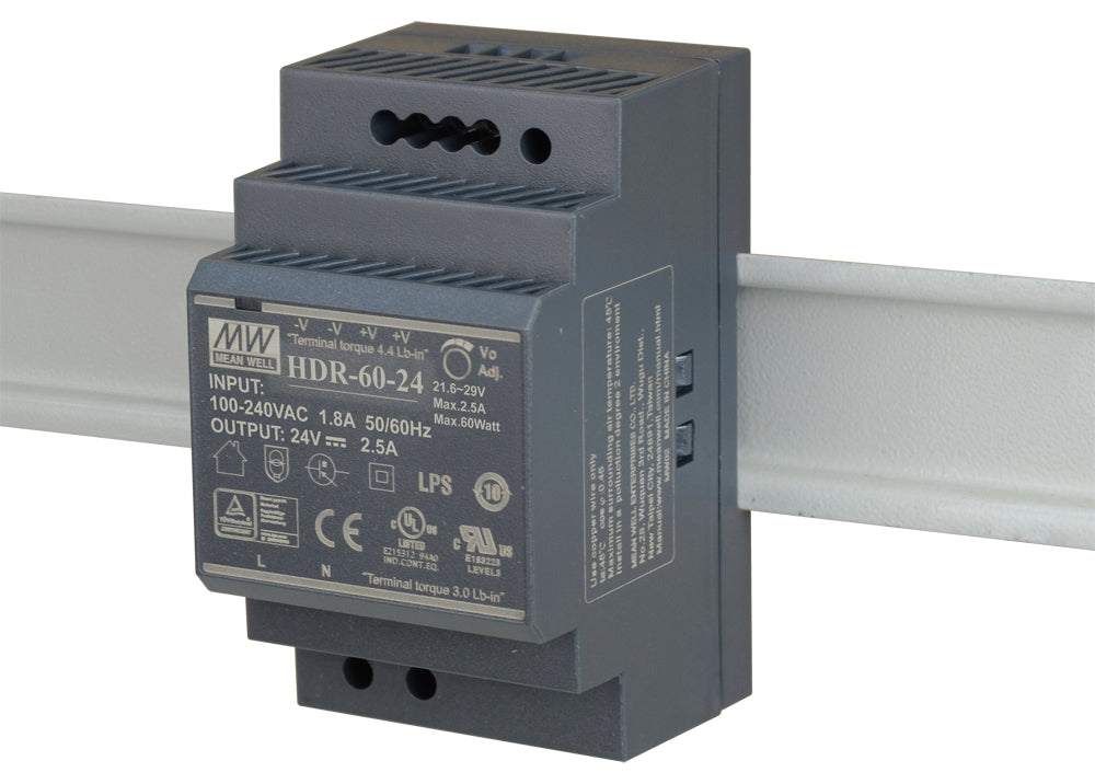 D-LINK 60W Ultra slim design with 17.5mm 1SU width