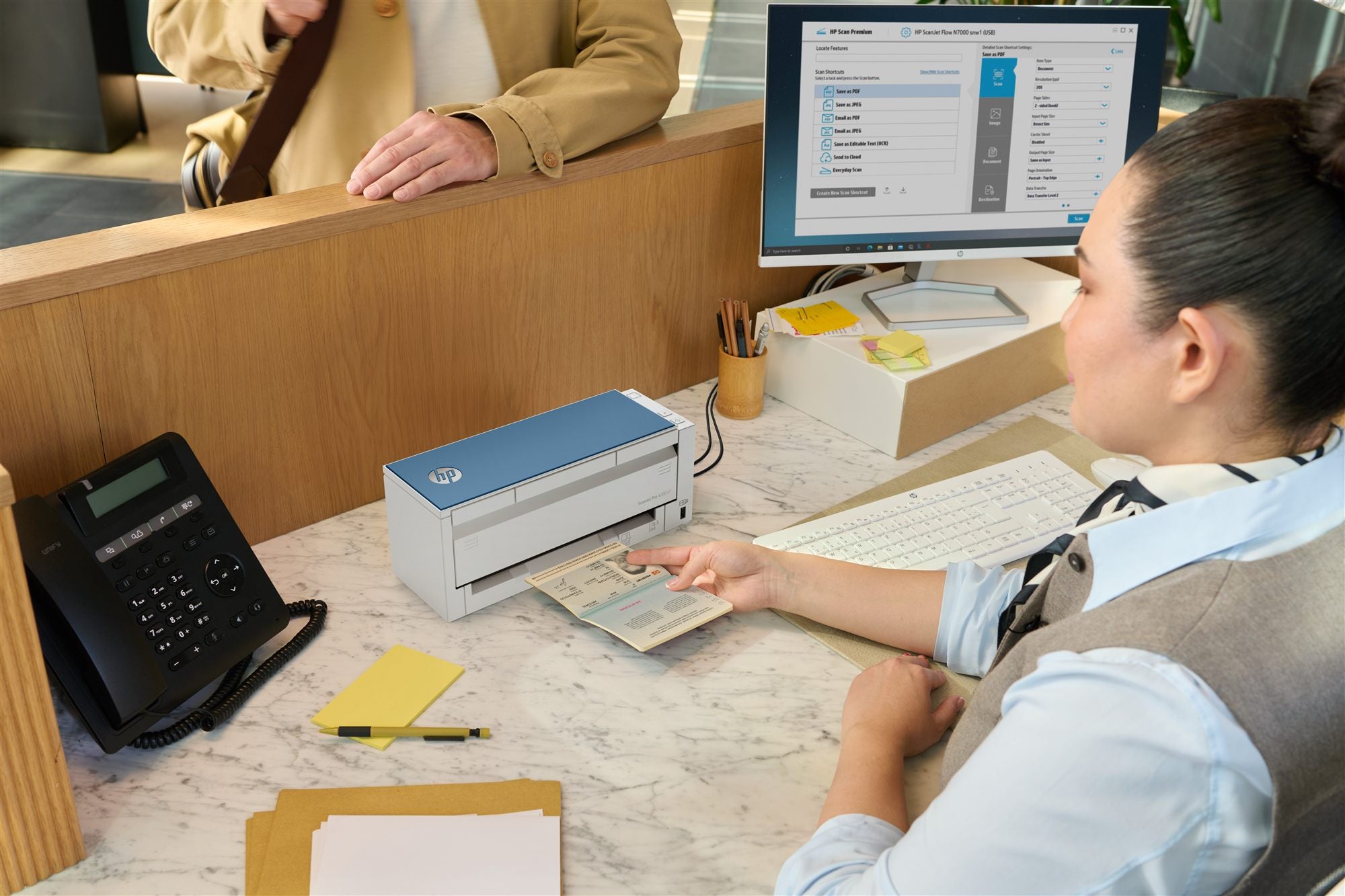 HP ScanJet Pro 4200 s1 Scanner 40ppm/80ipm scanner de document