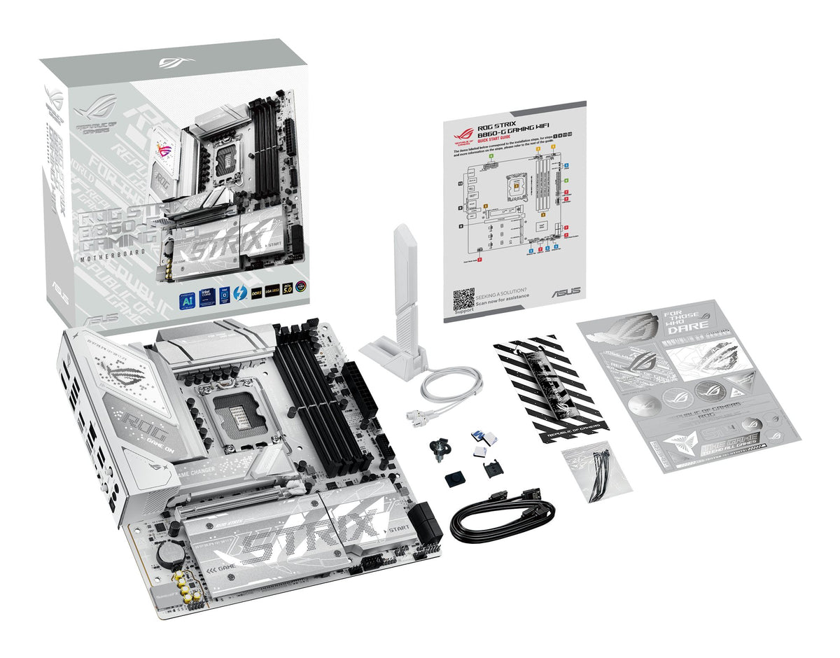 ASUS ROG STRIX B860-G GAMING WIFI LGA1851 DDR5 micro ATX MB 1xHDMI 1xDP 1xThunderBolt 4xM.2 4xSATA