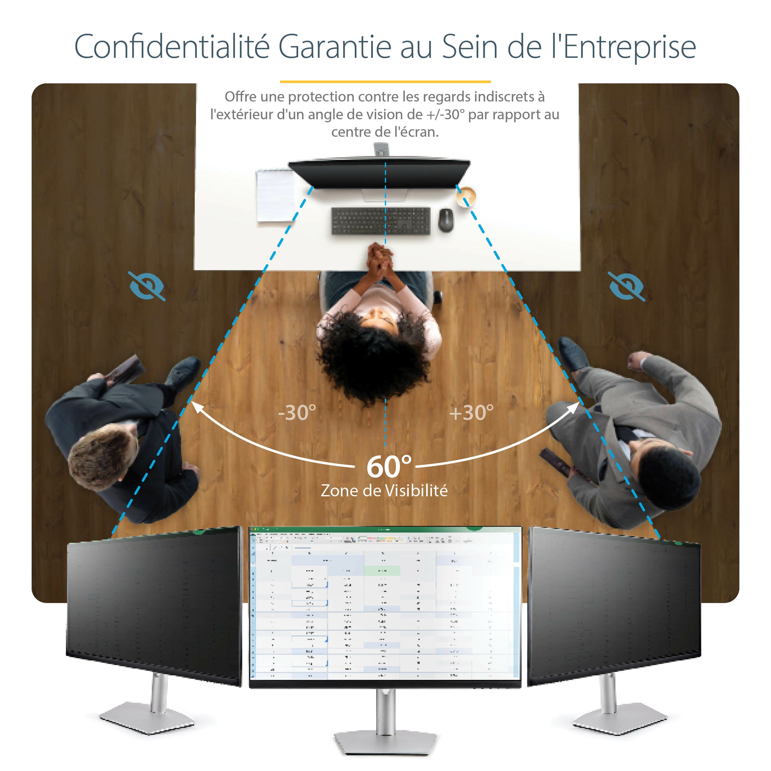 22" Computer Monitor Privacy Filter