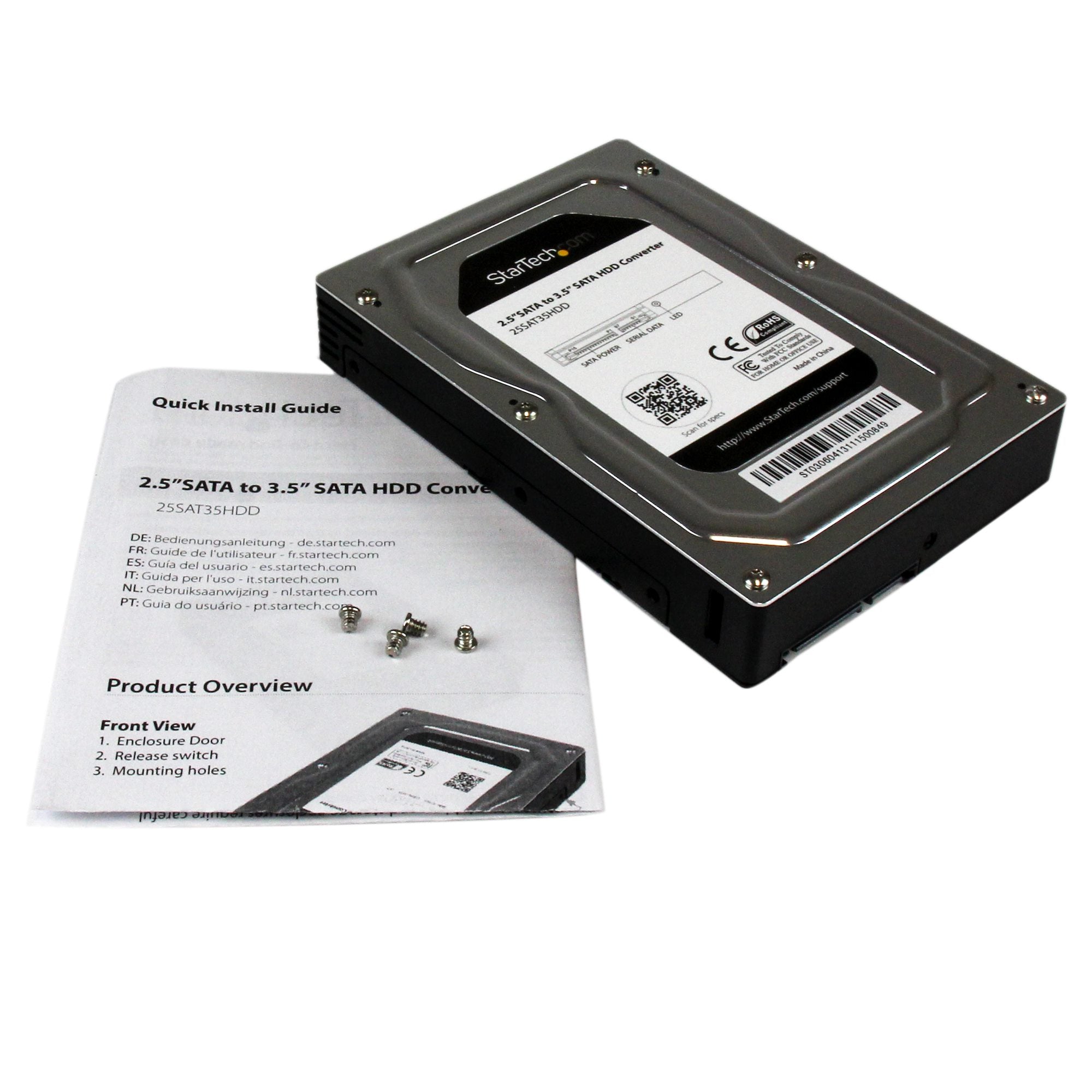 2.5 to 3.5 SATA HDD Adapter Enclosure