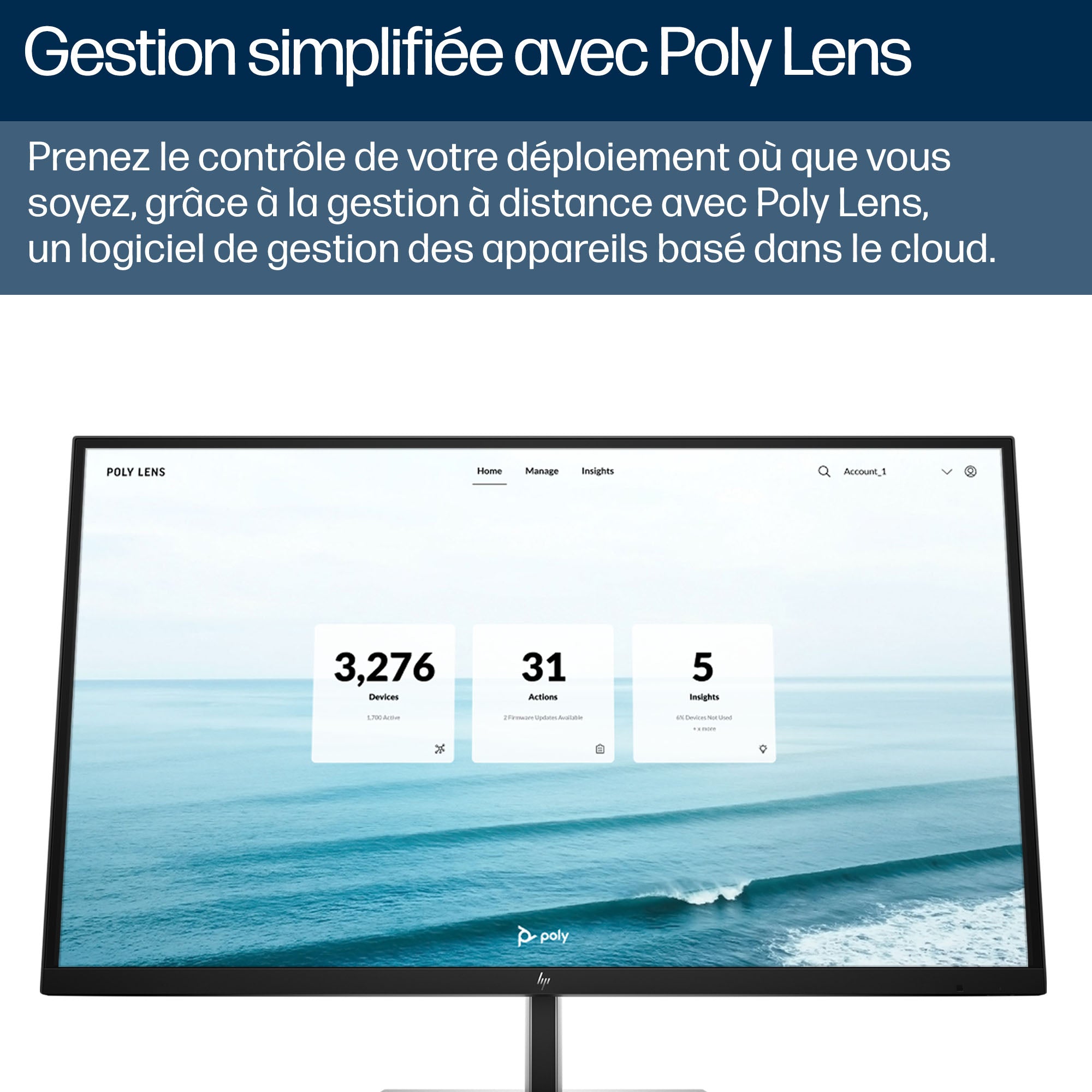 HP Poly Studio V52 USB Video Bar No Power Cord TAA No localization
