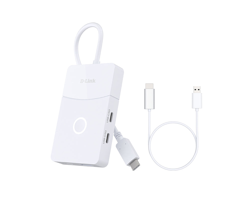 D-LINK Station daccueil USB-C 5-en-1 - Wireless HDMI