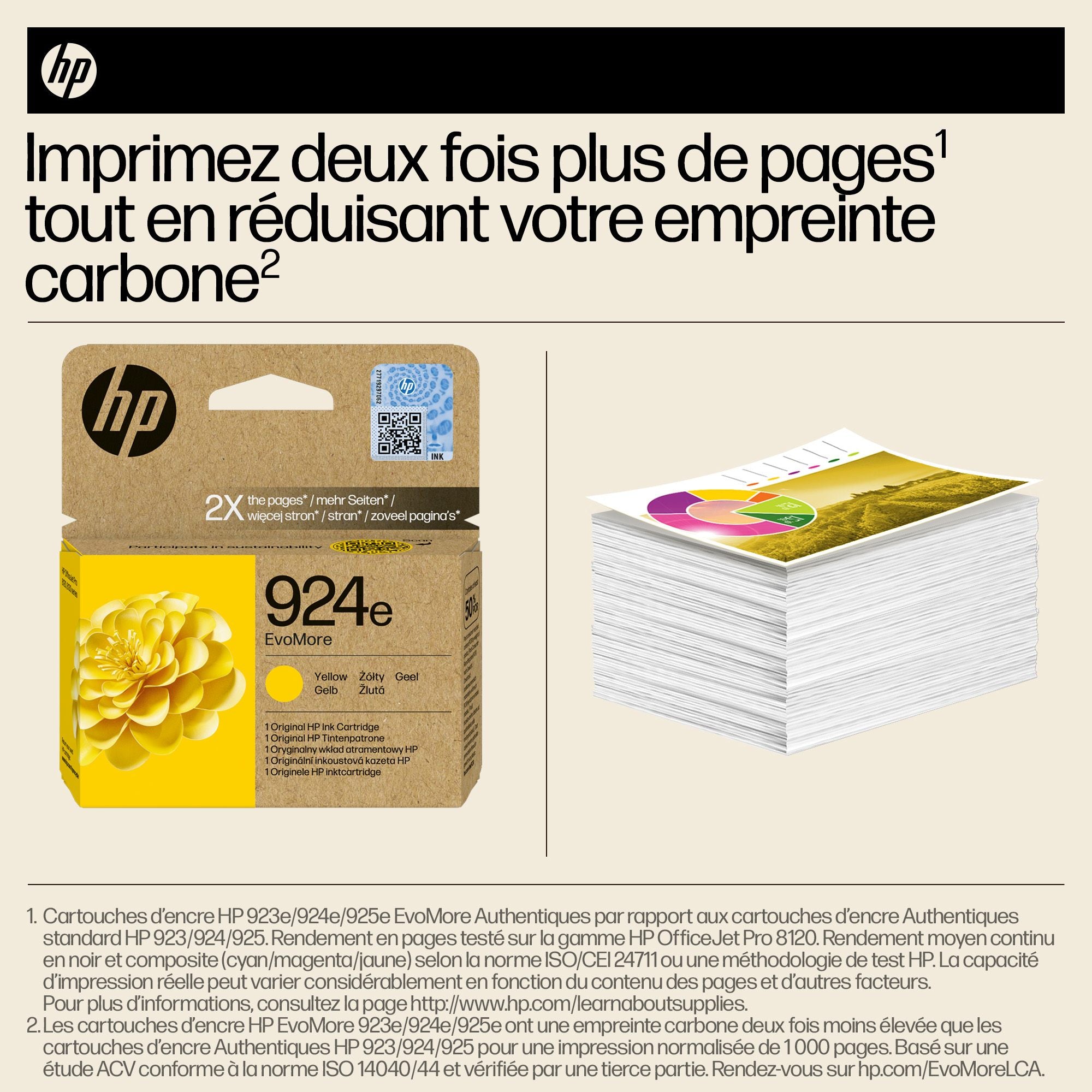 HP 924e EvoMore Yellow Original Ink Cartridge