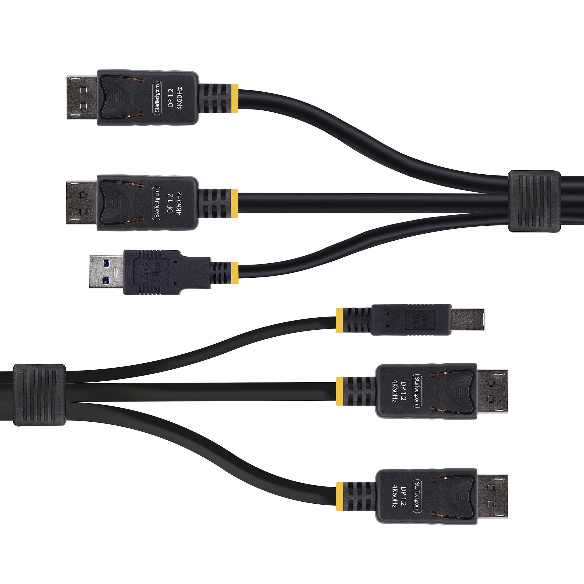 Dual-DP/USB KVM Cable