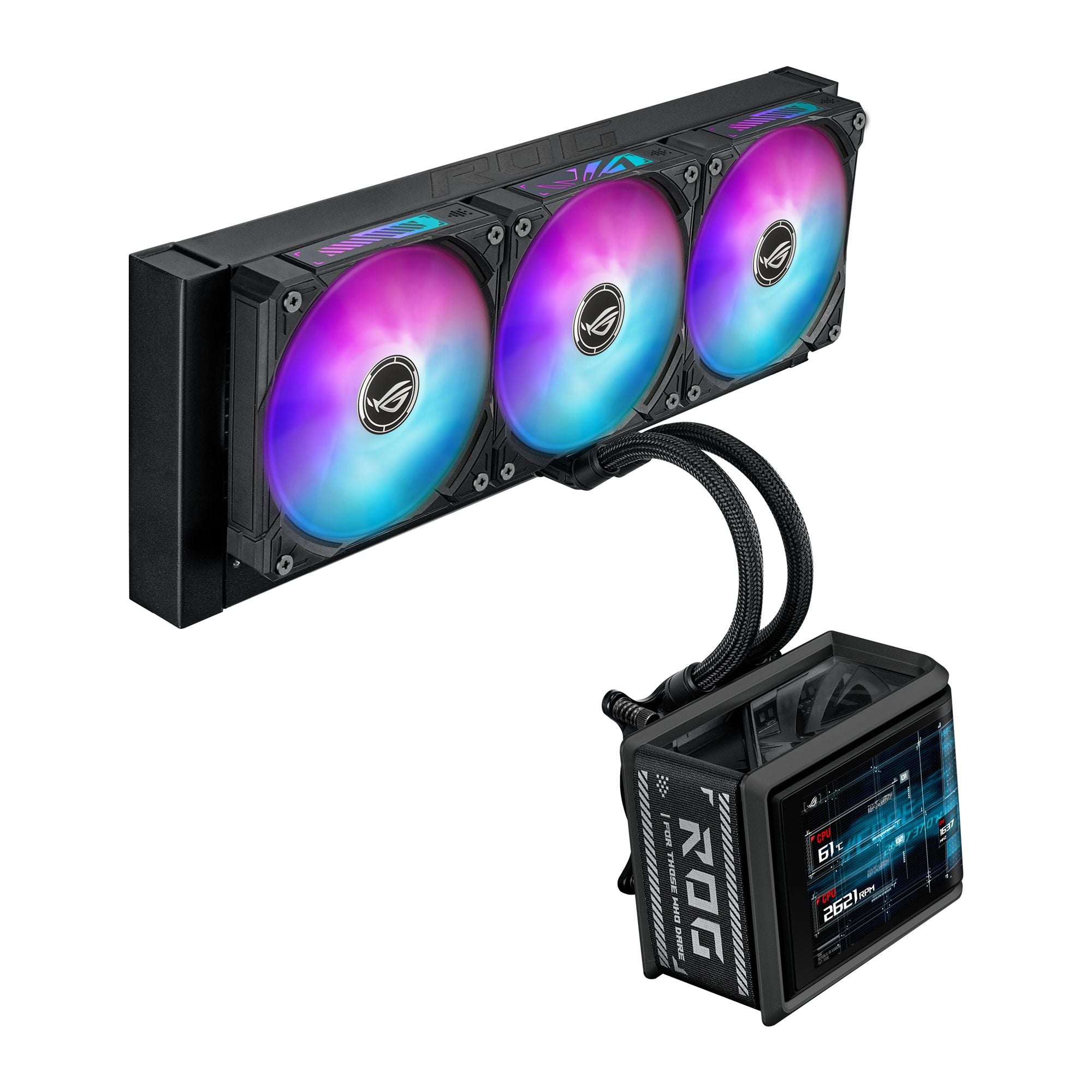 ASUS ROG RYUO IV SLC 360 ARGB CPU liquid cooler