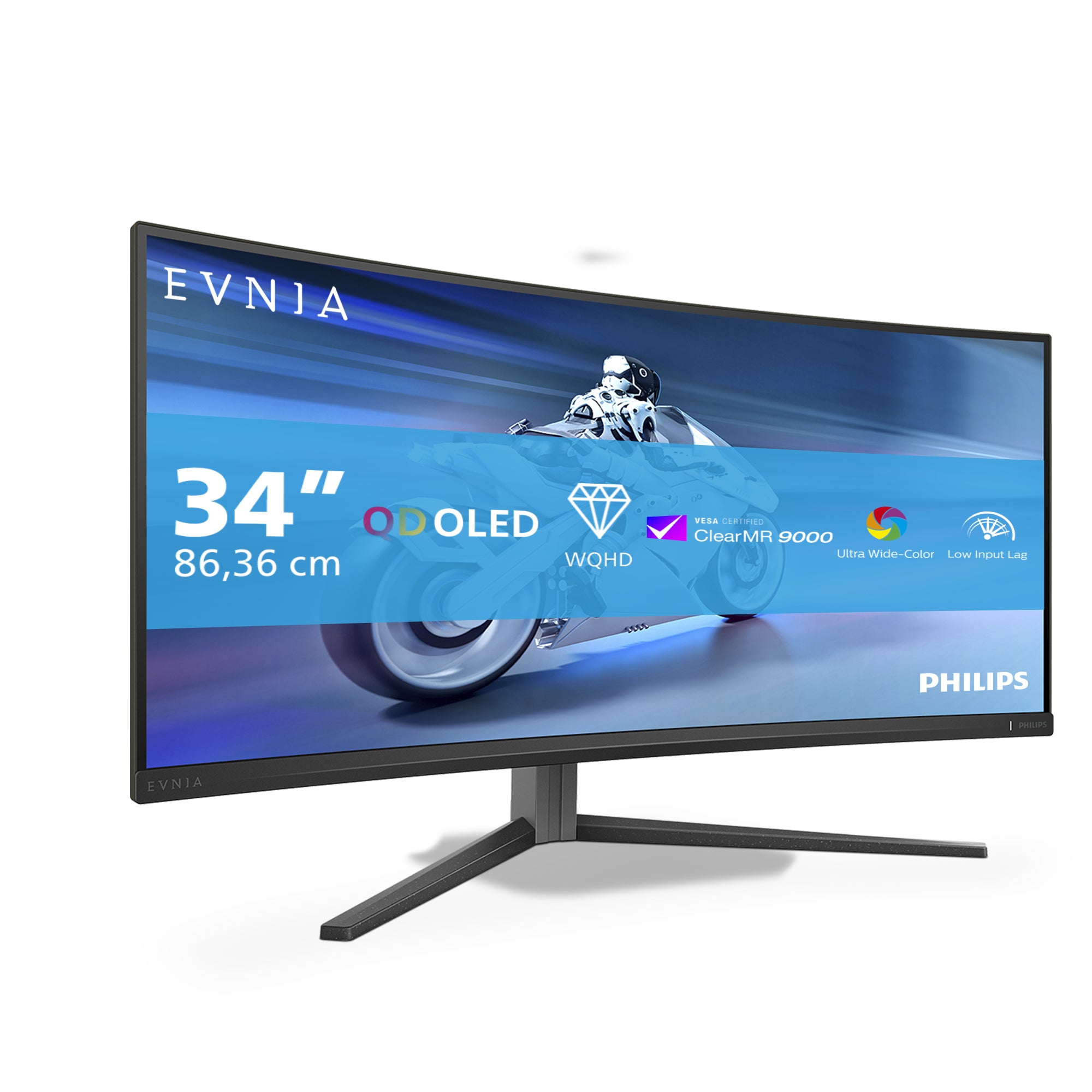 PHILIPS 34M2C6500 34p OLED 3440x1440 HDMI Black/Grey