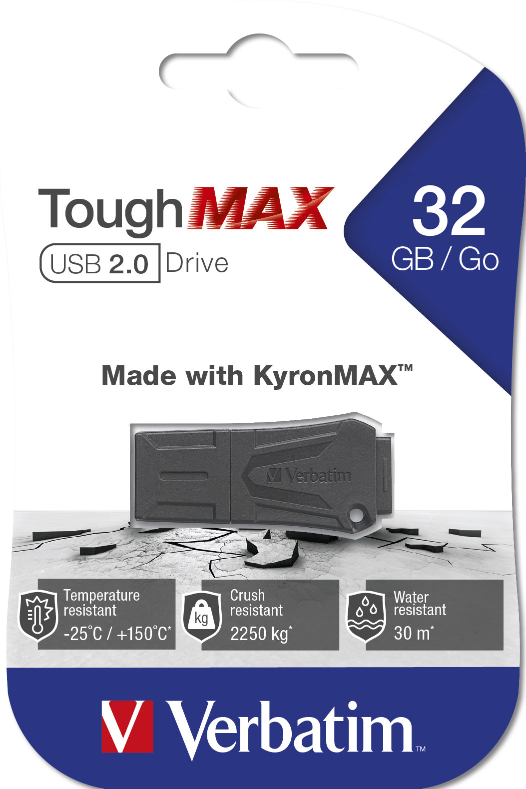 Verbatim TOUGHMAX USB 2.0 DRIVE 32GB