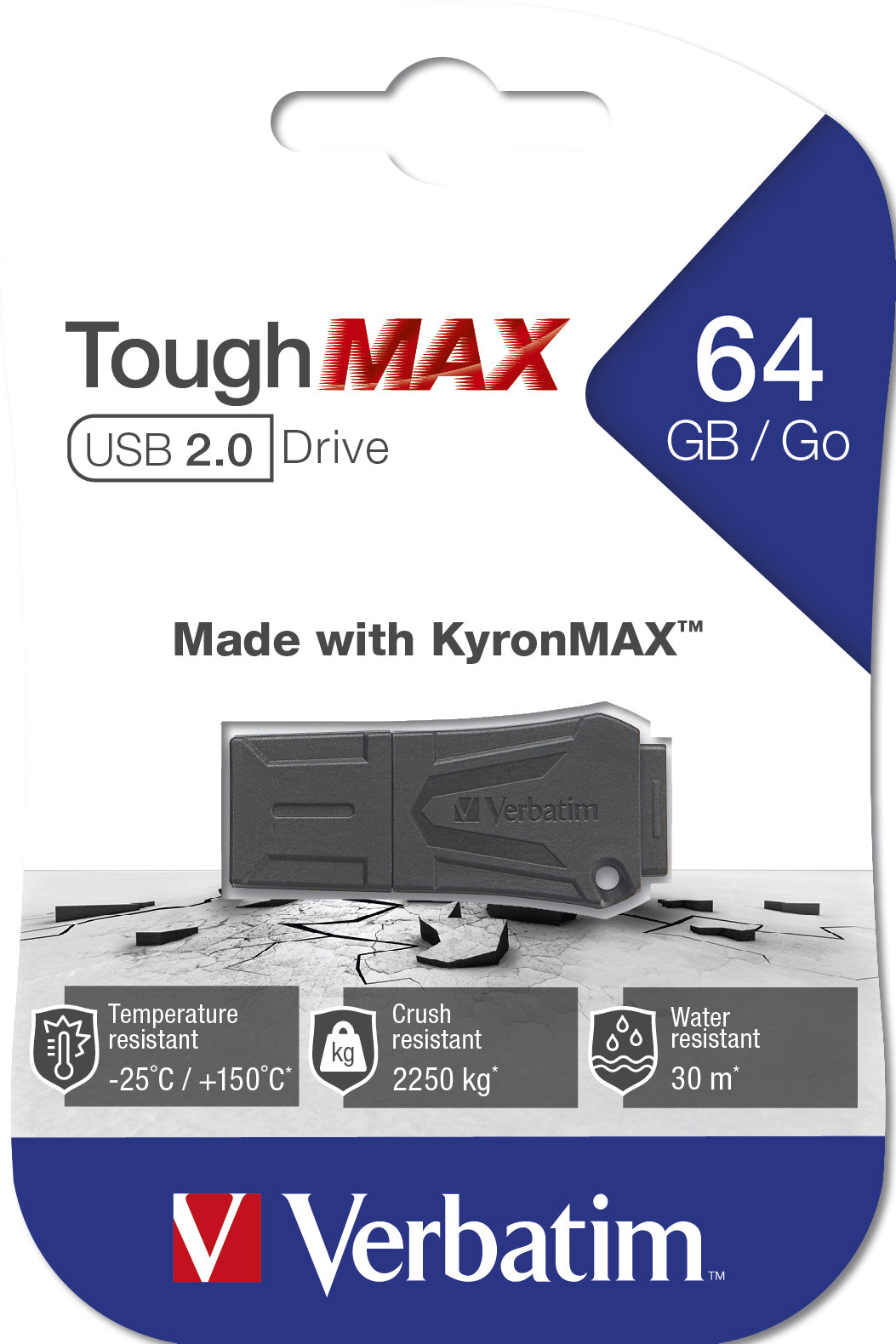 TOUGHMAX USB 2.0 DRIVE 64GB