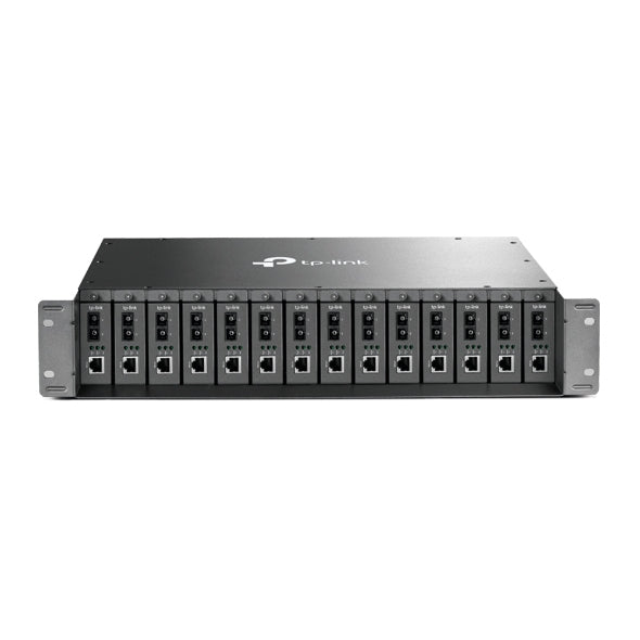 14 slot media converter chassis