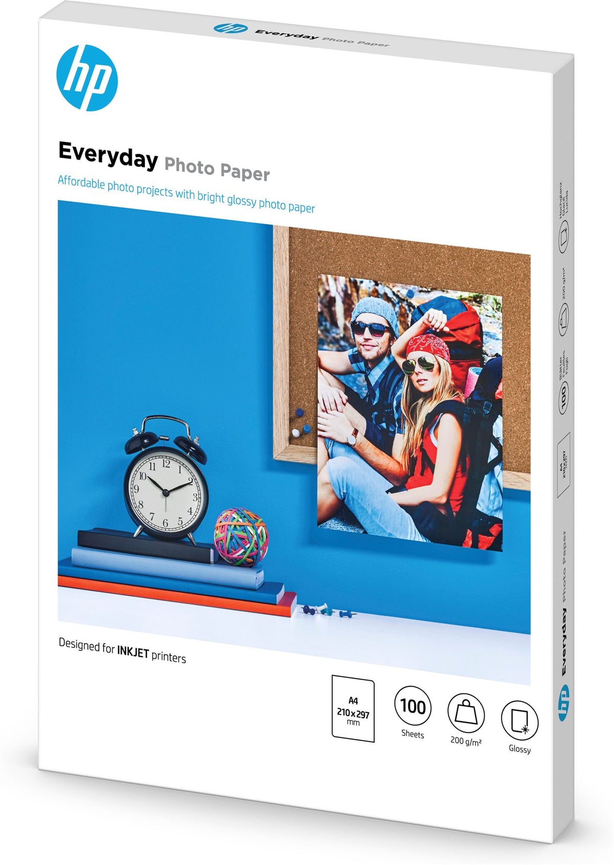 HP original Q2510A Semi-glossy photo paper Ink cartridge 200g/m2 A4 100 sheets 1-pack