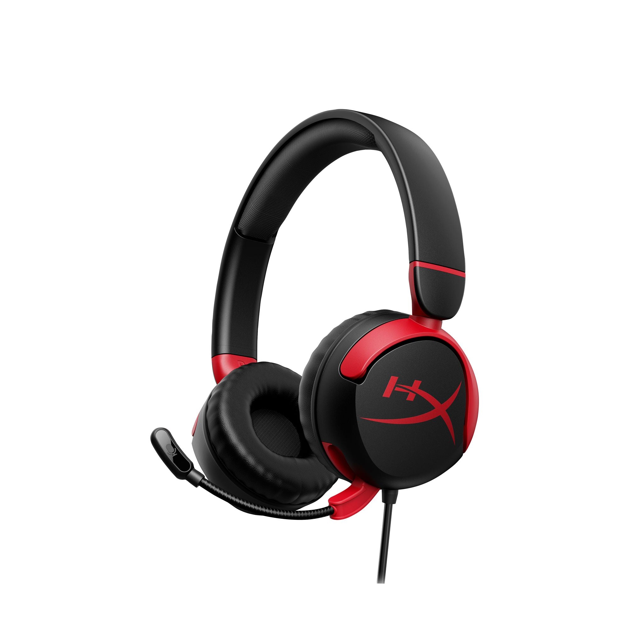Casque filaire HyperX Cloud Mini avec microphone, minijack 3,5 mm, noir-rouge